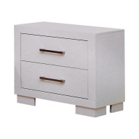 Coaster Furniture 202992 Jessica 2-drawer Nightstand White